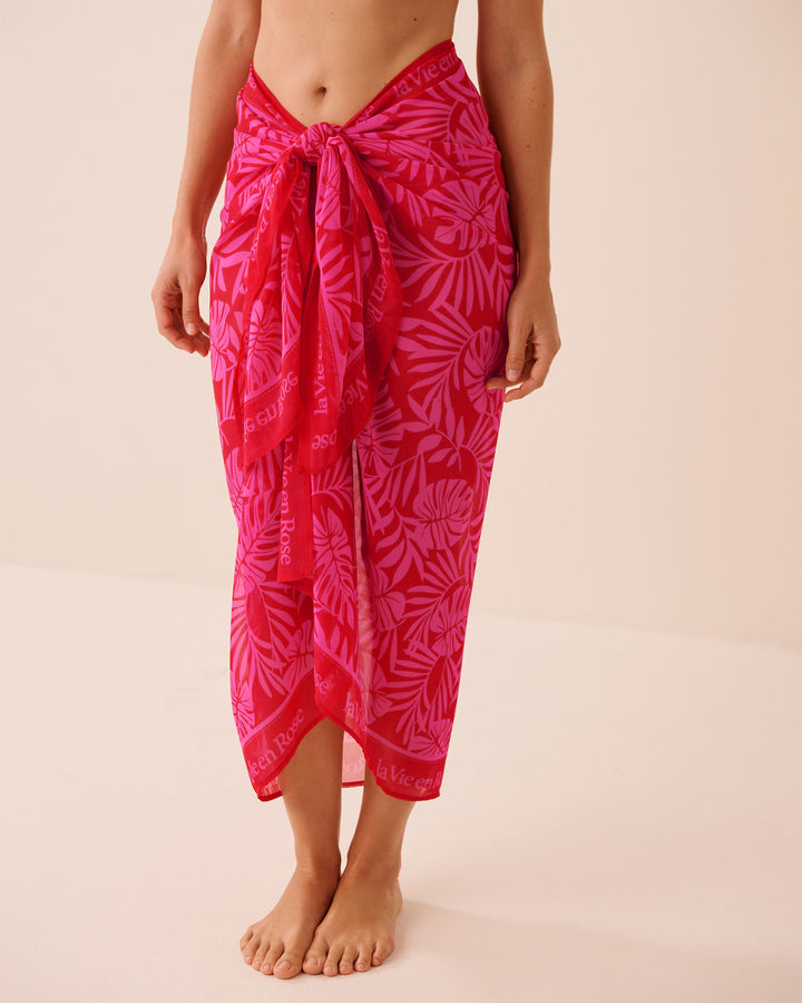 Chiffon Pareo - Red