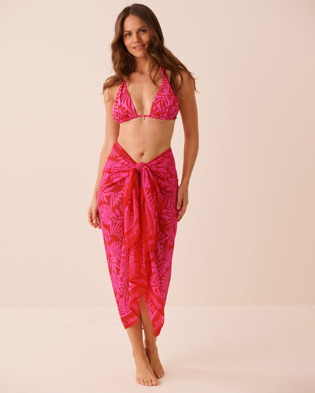Chiffon Pareo - Red