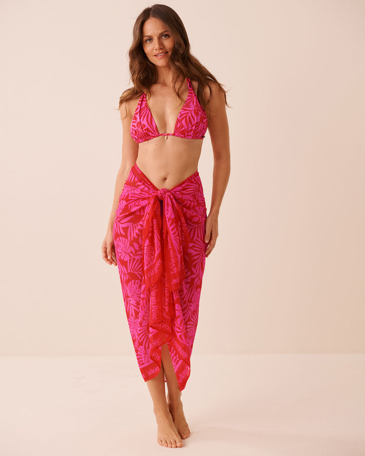 Chiffon Pareo - Red