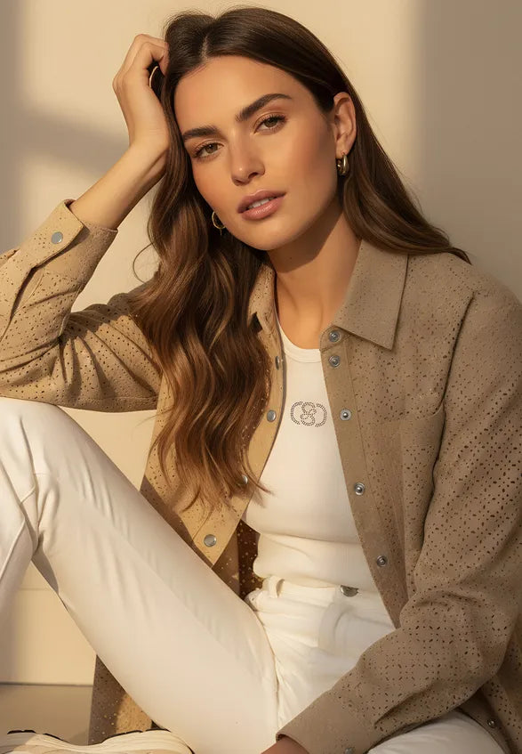 Shirt Blouse with Button Placket
