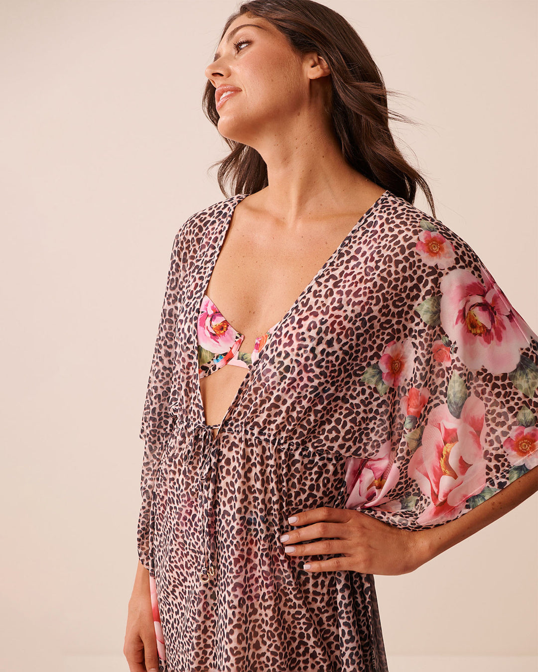Mesh Kaftan - Blue
