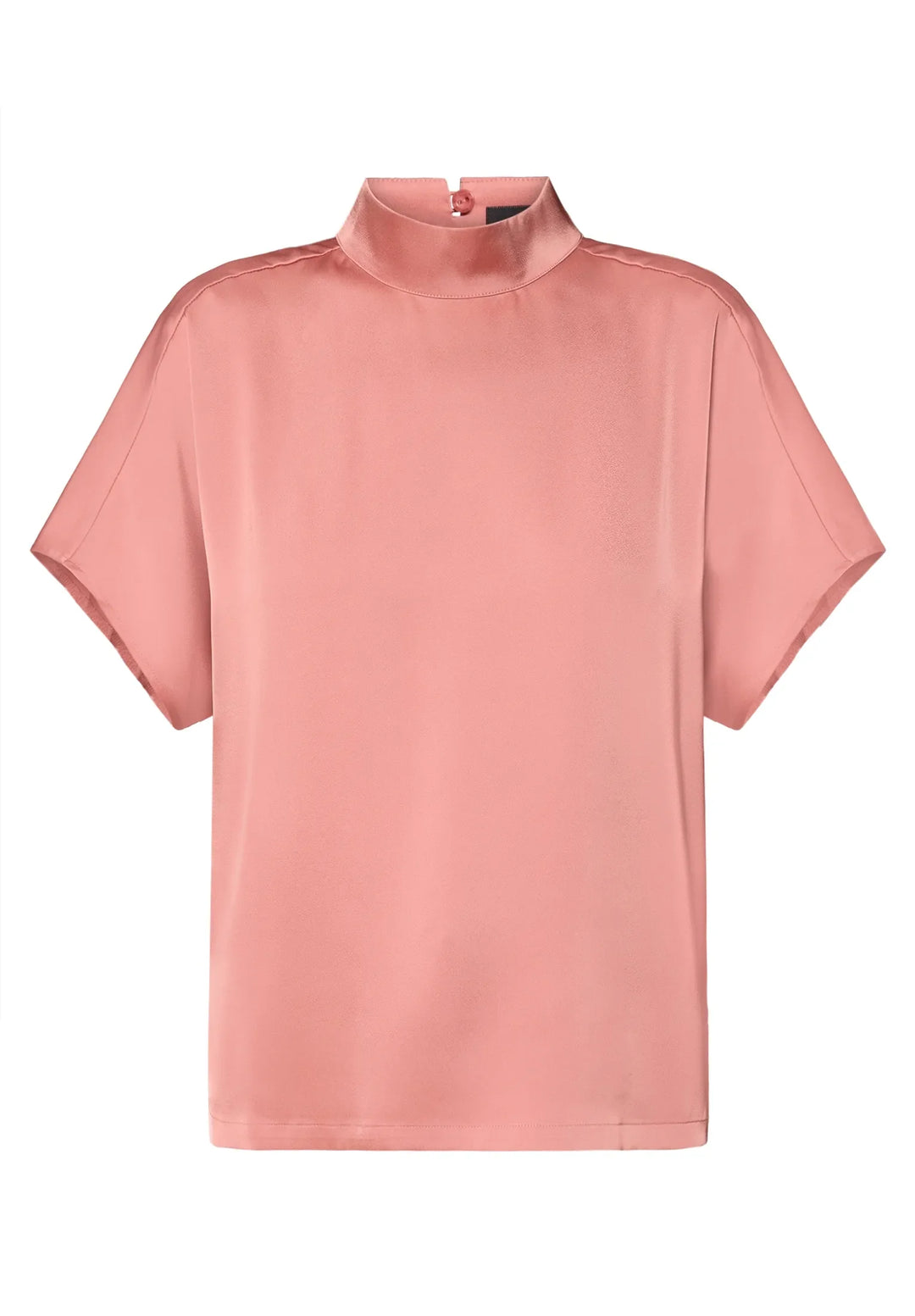 Solid Color Slip-On Blouse