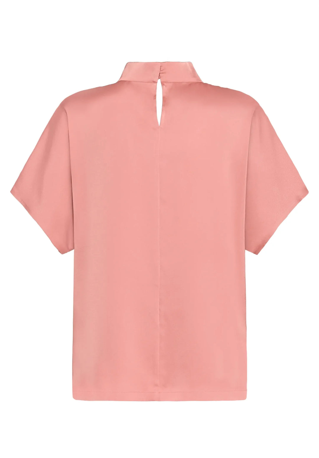 Solid Color Slip-On Blouse