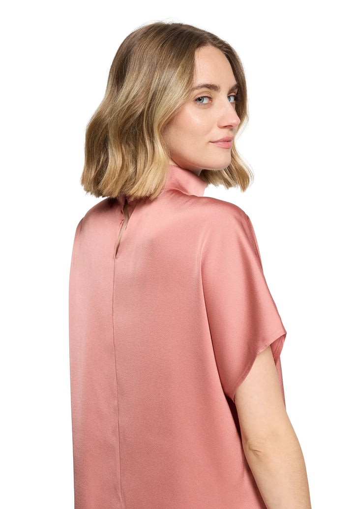 Solid Color Slip-On Blouse
