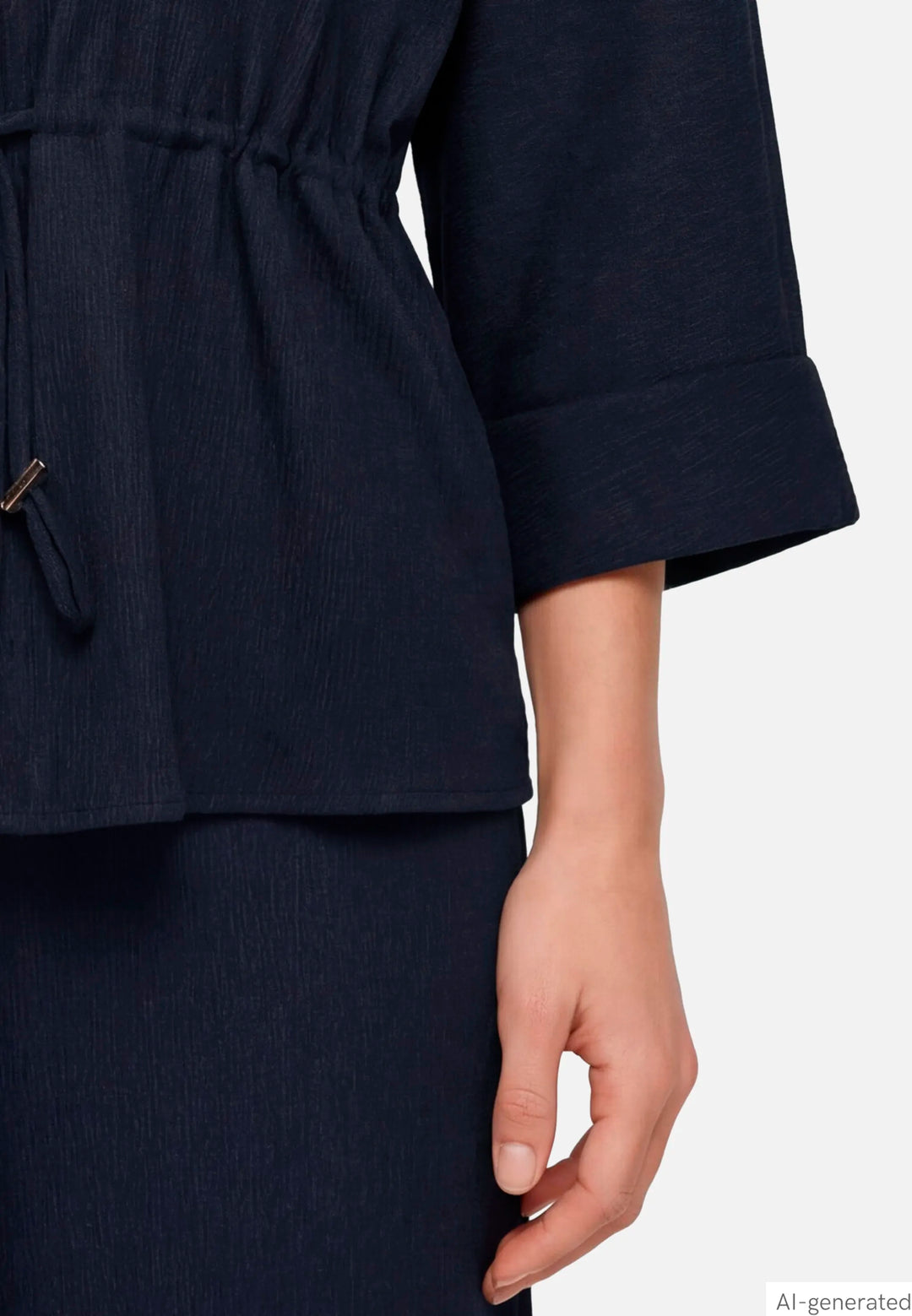 Shirt Blouse with Belt
