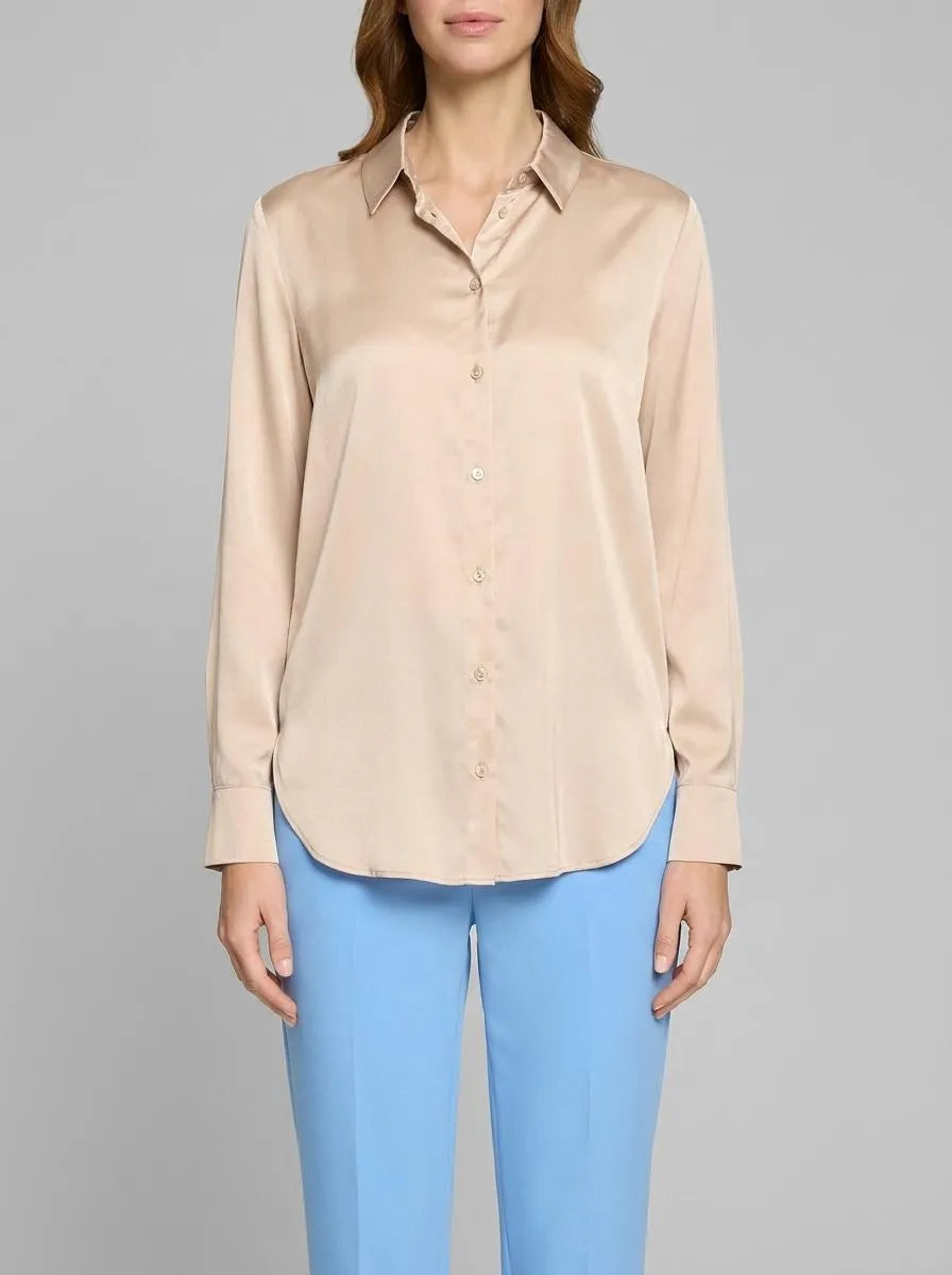 Long-Sleeved Shirt Blouse
