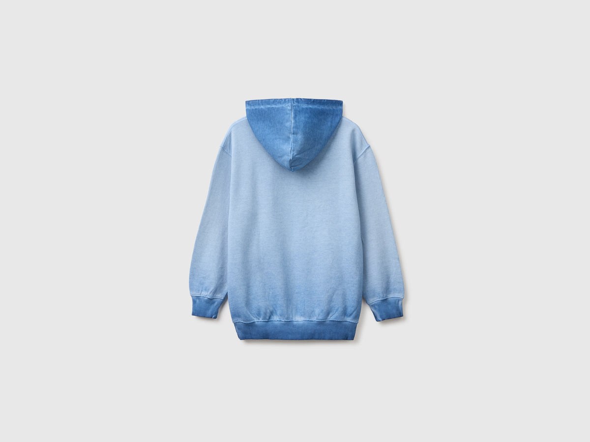Sweatshirt With Hat M/L - Blue