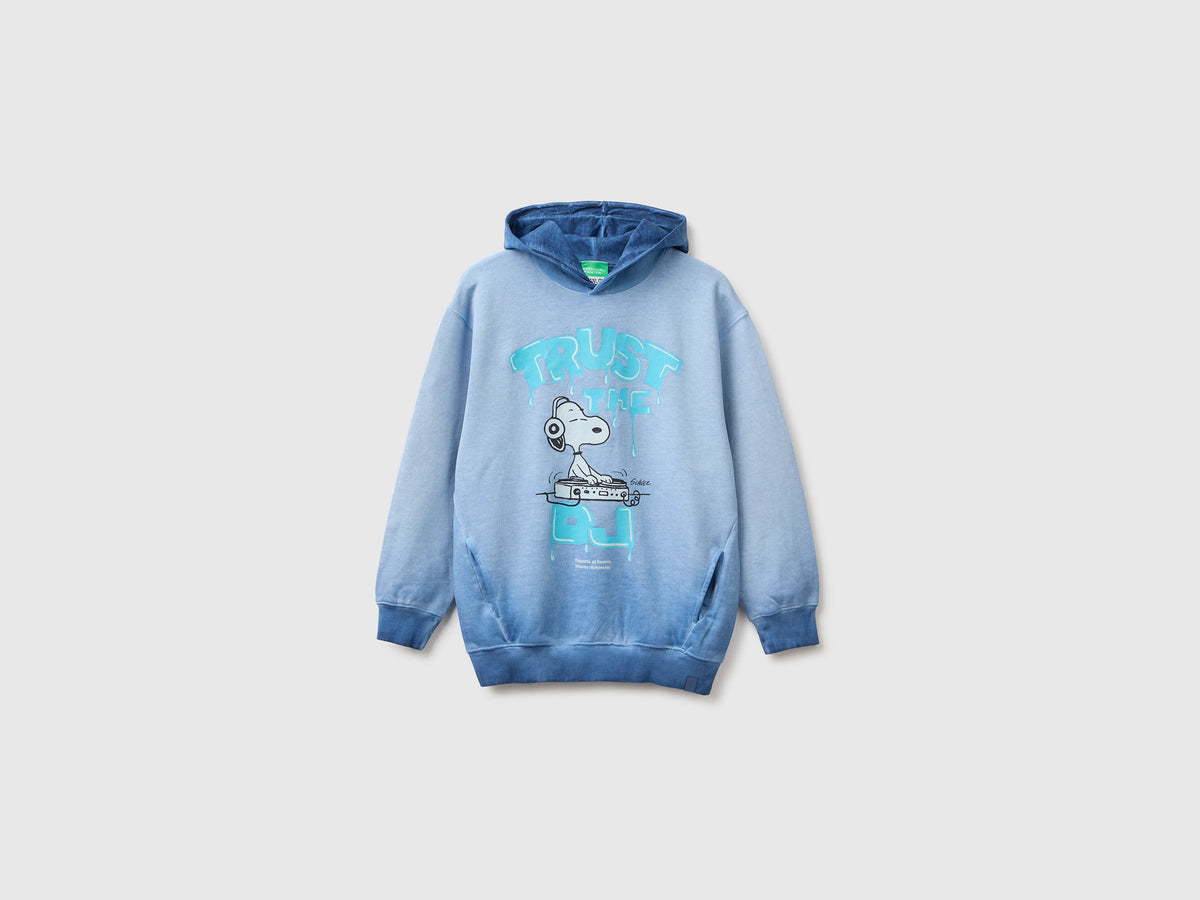 Sweatshirt With Hat M/L - Blue