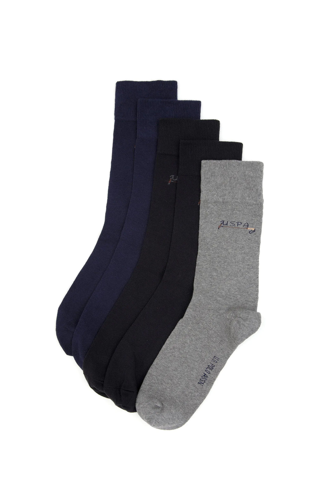 Grey Melange Socks