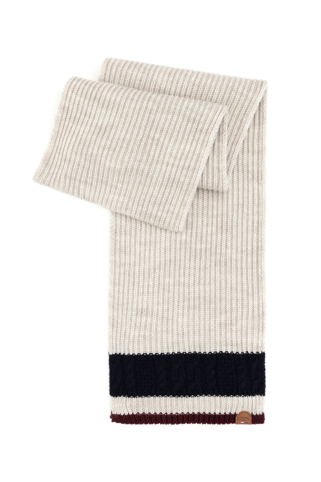 Beige Knitted Scarf