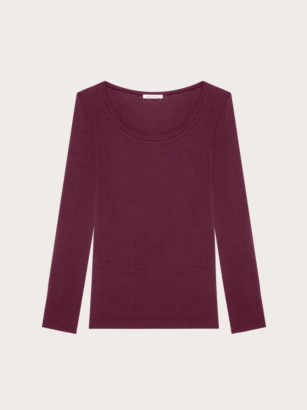 Long-Sleeve Decolte Neck T-Shirt - Must