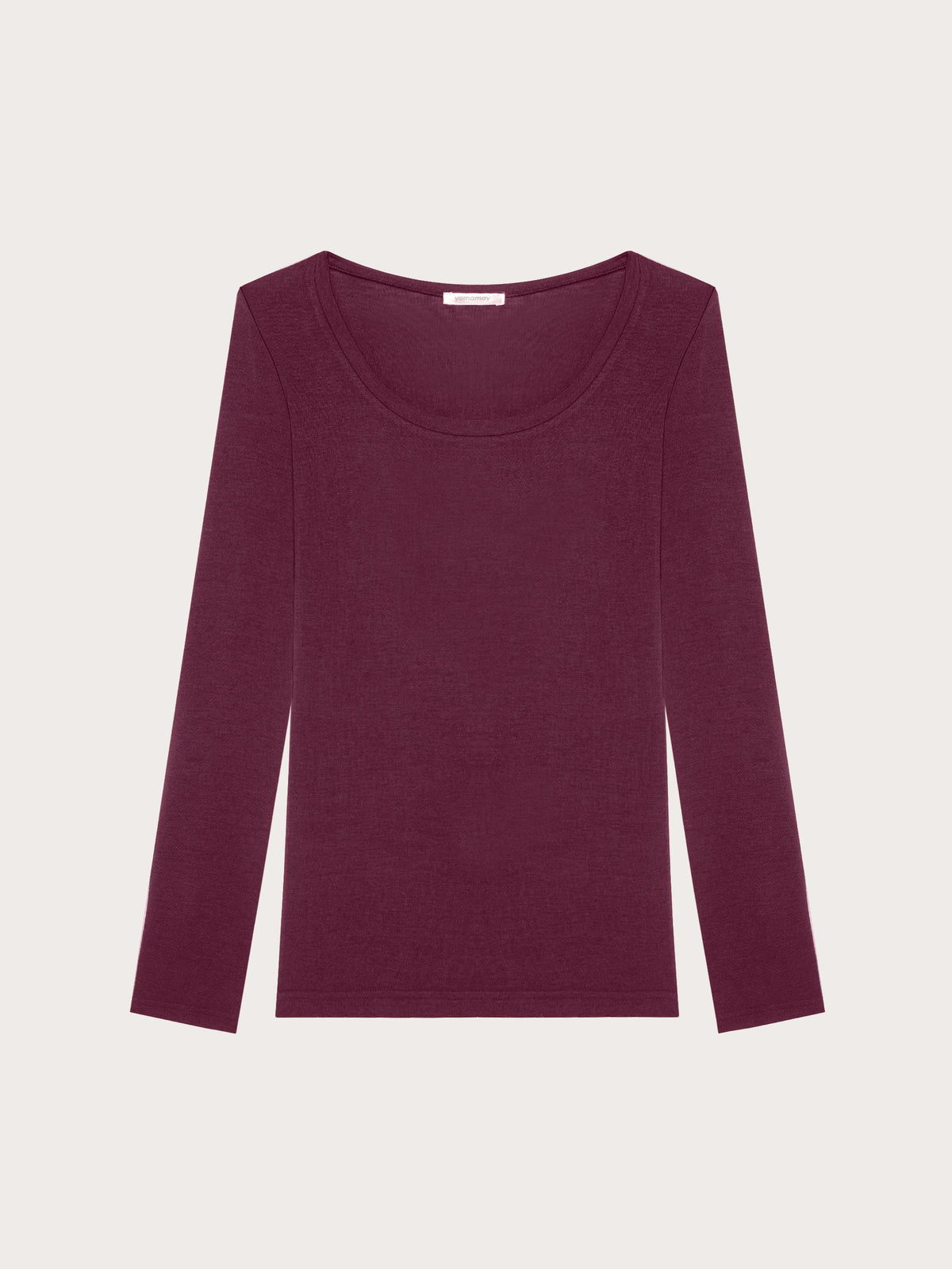 Long-Sleeve Decolte Neck T-Shirt - Must