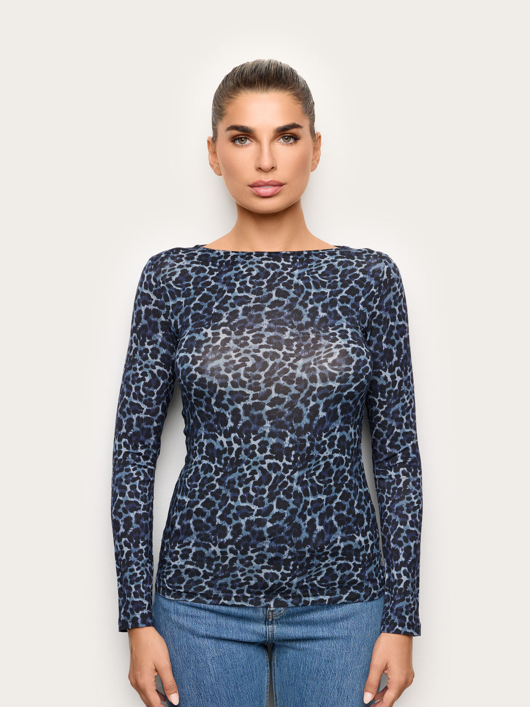 Long-Sleeve Boat Neck T-Shirt - Version 2