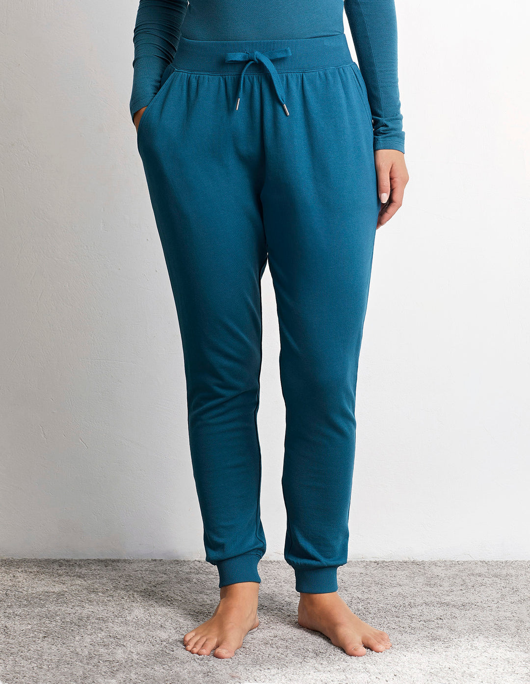 Full-long trousers - Lake Green