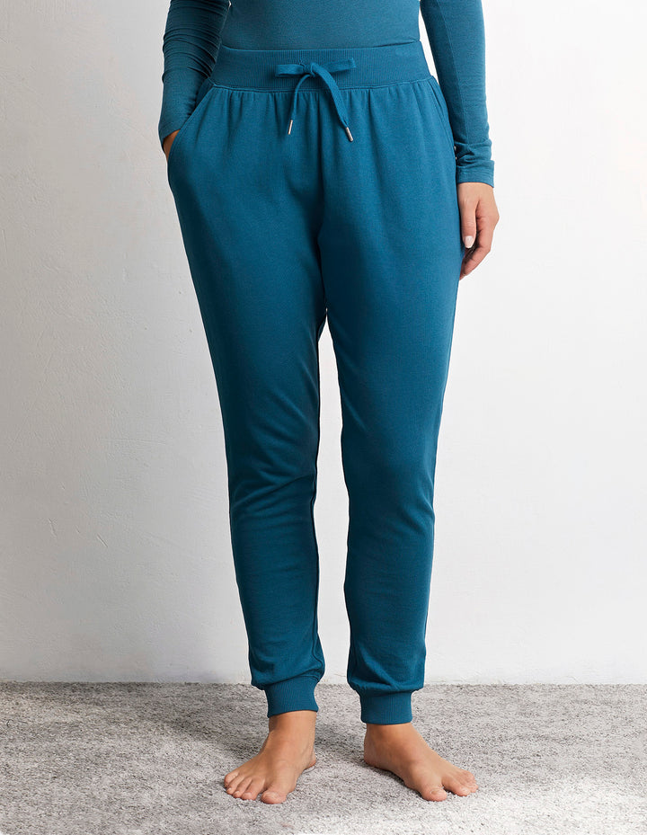 Full-long trousers - Lake Green