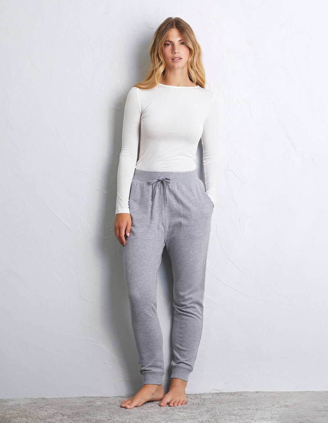 Full-long trousers - Melange Grey