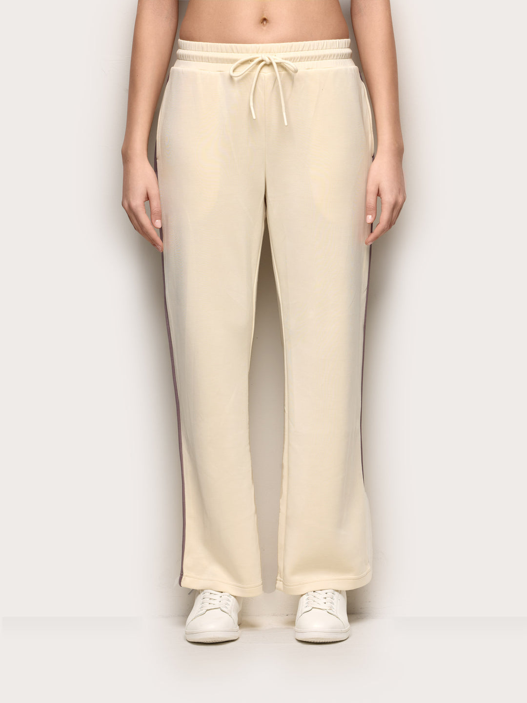 Full-long trousers - Almond