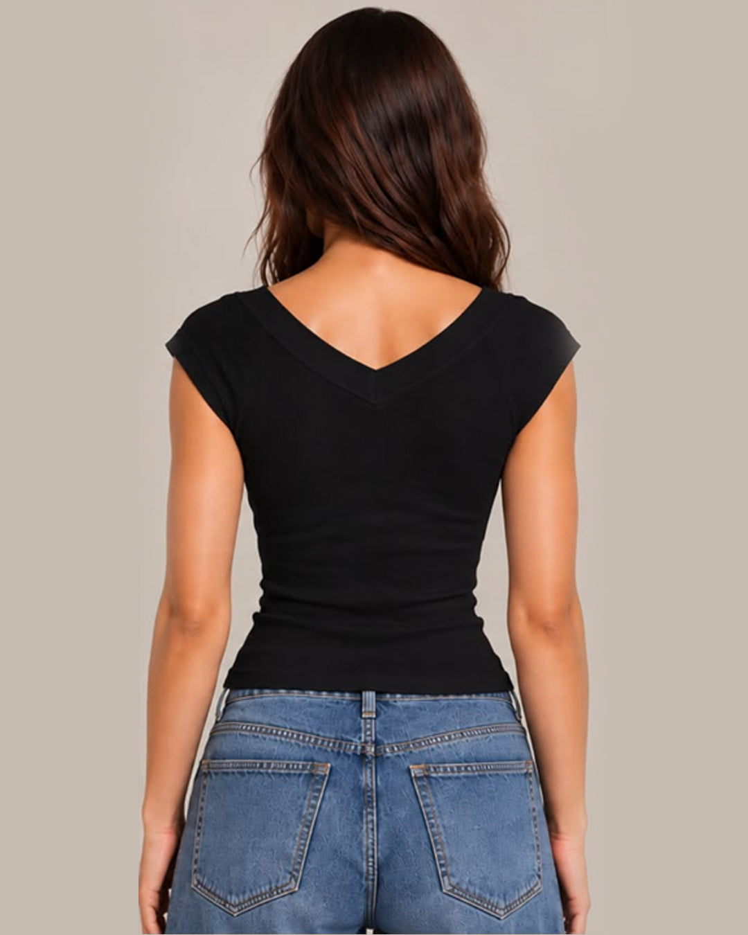 Short Sleeve Bebe Logo Tee - Black