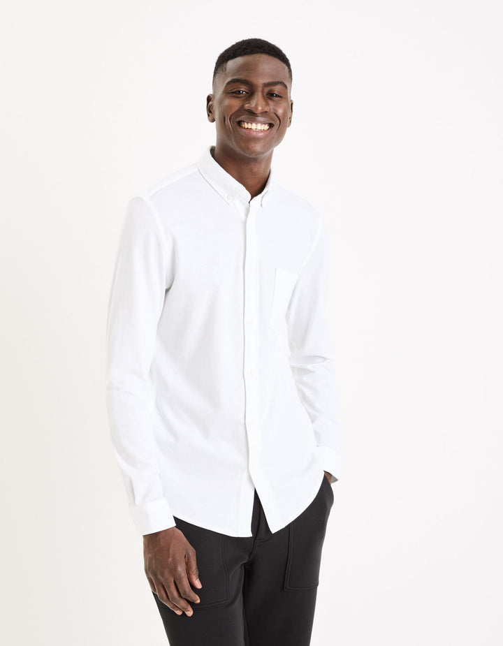 Long Sleeves Shirts - White