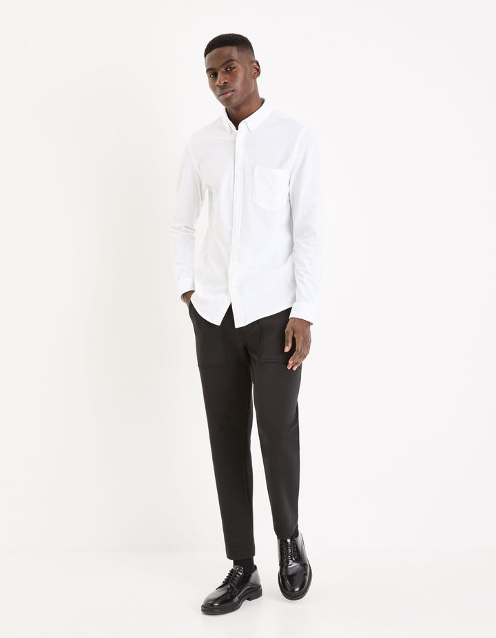 Long Sleeves Shirts - White