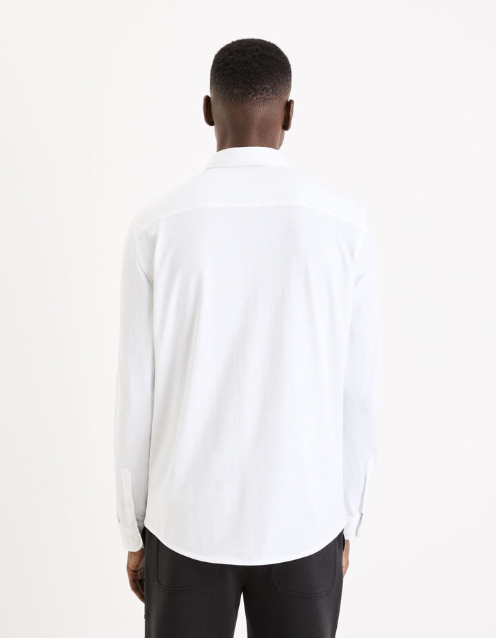 Long Sleeves Shirts - White
