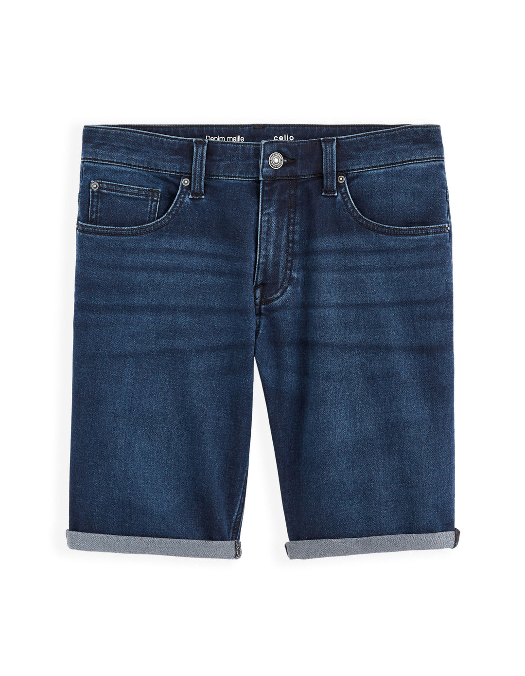 Short Denim Bermudas - Blue Black