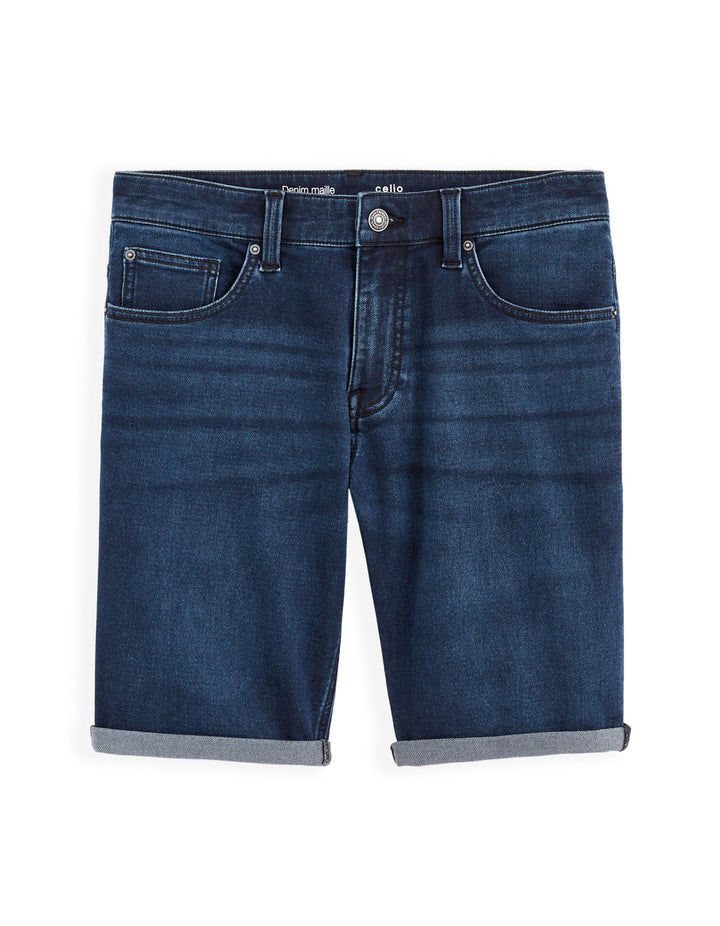 Short Denim Bermudas - Blue Black