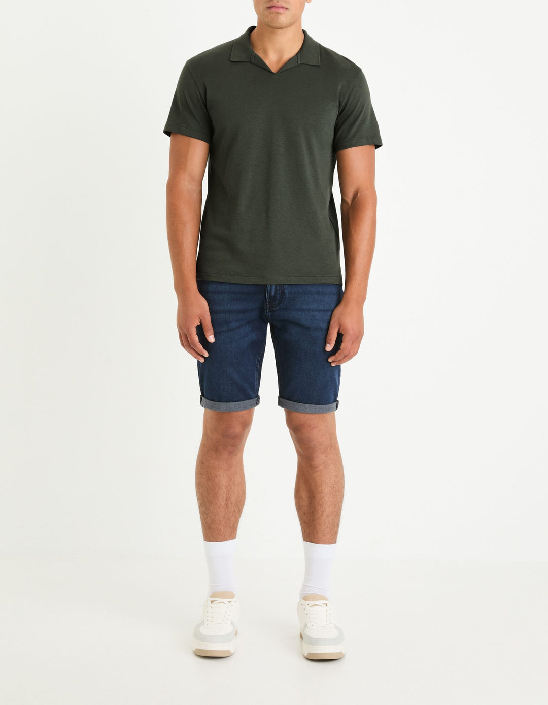 Short Denim Bermudas - Blue Black