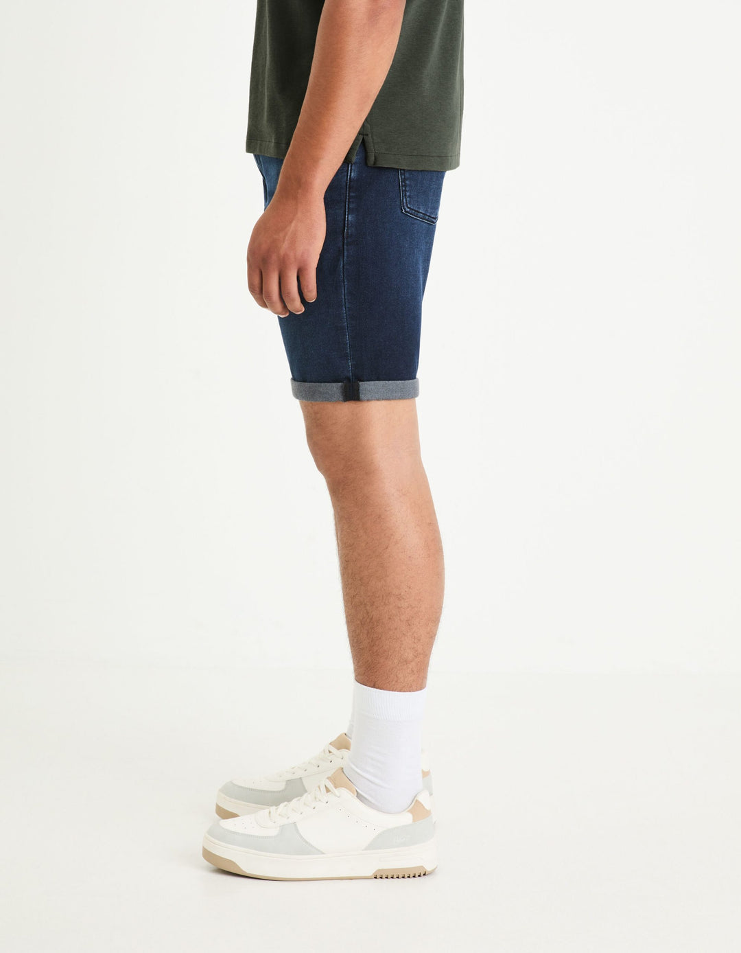 Short Denim Bermudas - Blue Black