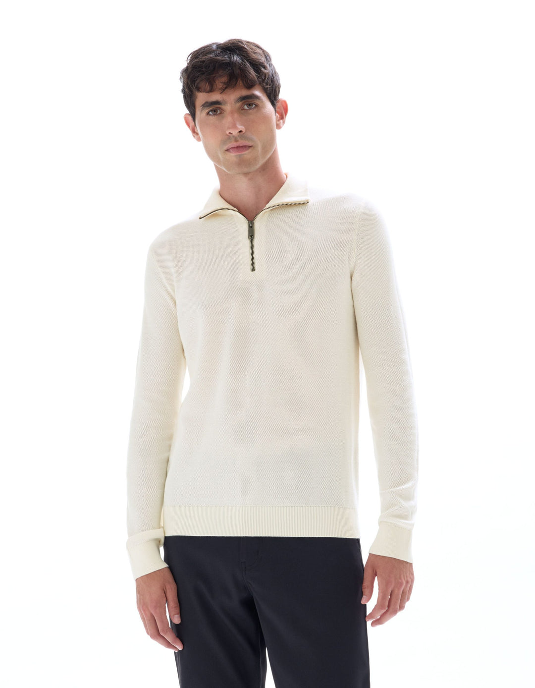 Turtle Neck Jumper - Beige