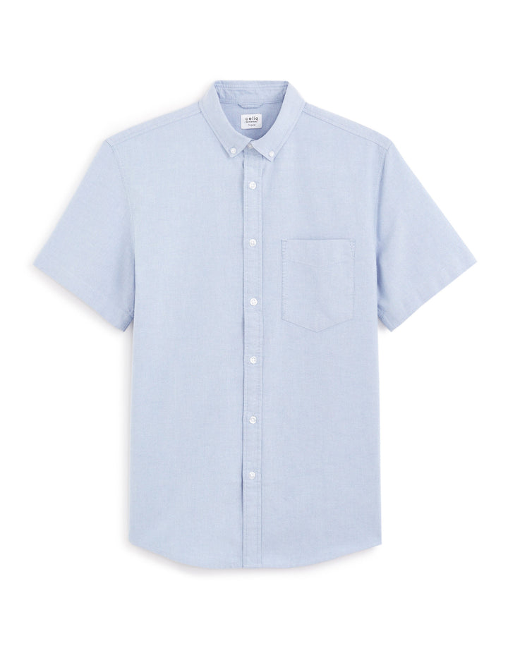 Short Sleeves Shirt - Blue