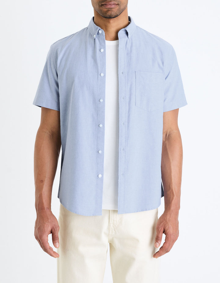 Short Sleeves Shirt - Blue