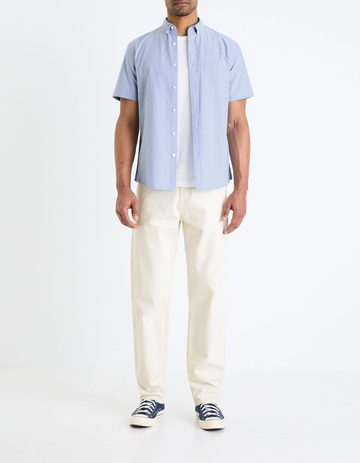 Short Sleeves Shirt - Blue