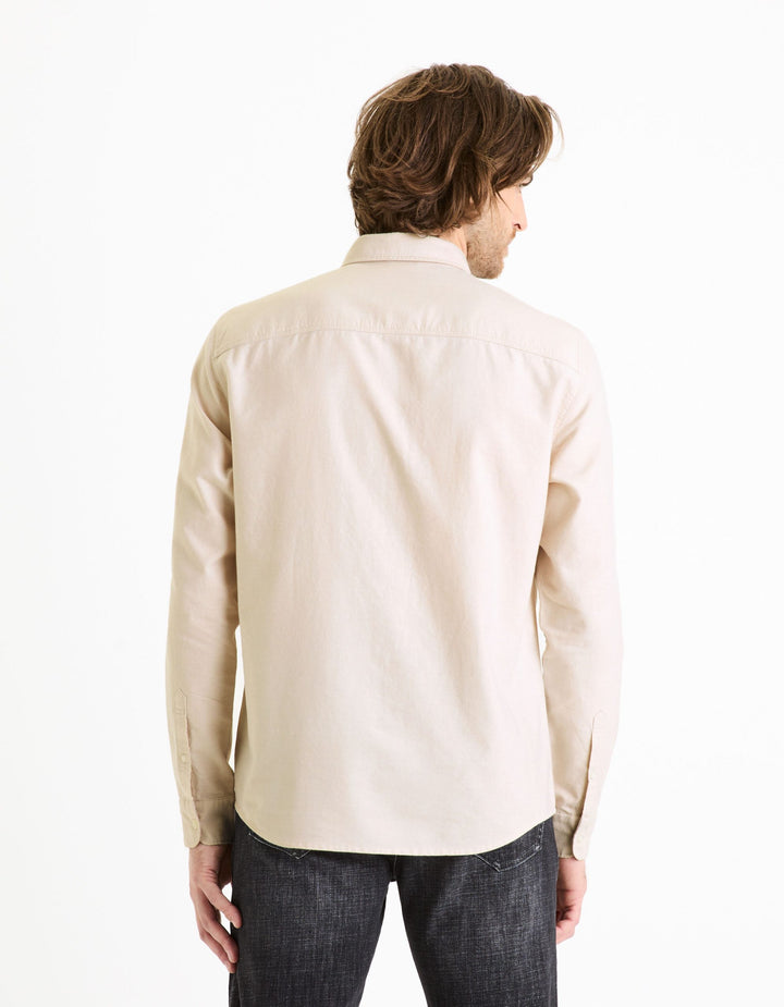 Long Sleeves Shirt - Beige