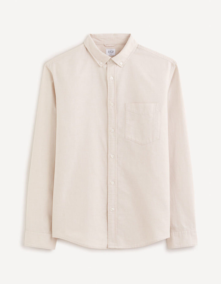 Long Sleeves Shirt - Beige