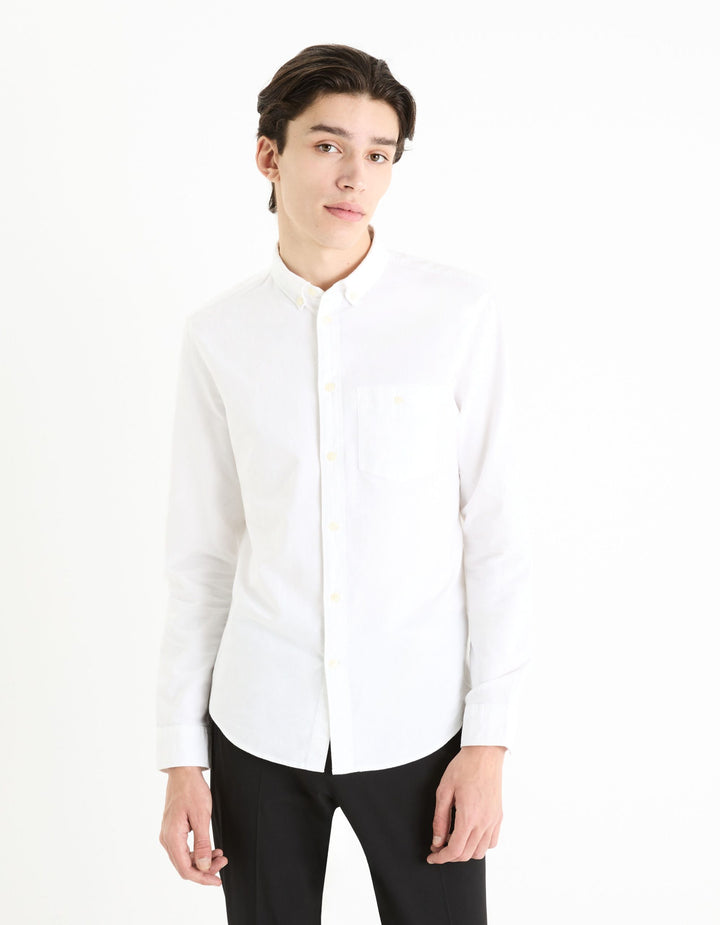 Long Sleeves Shirts - White