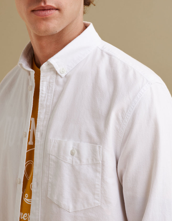Long Sleeves Shirts - White