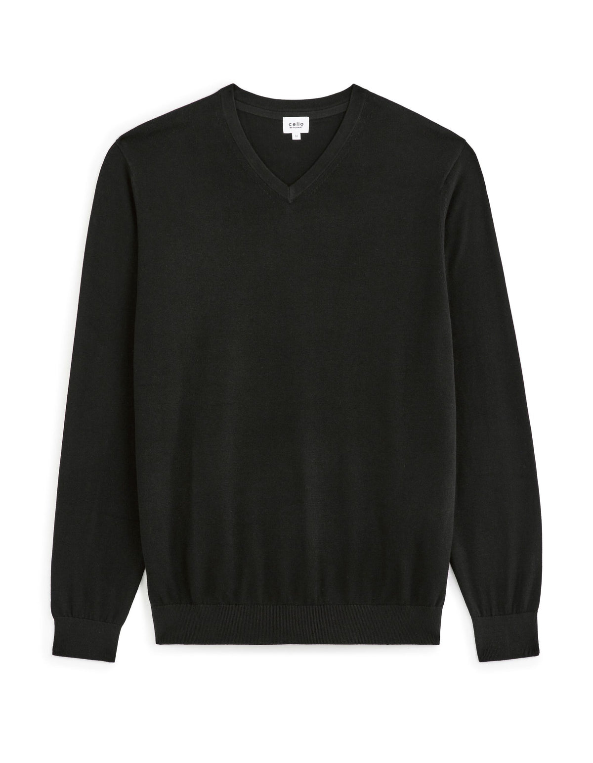Crew Neck Jumper - Black