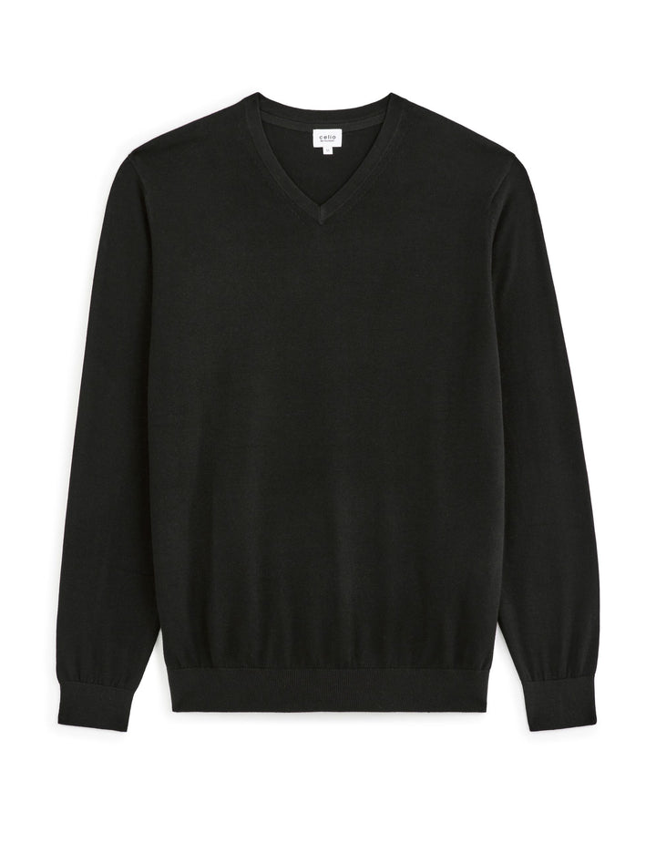 Crew Neck Jumper - Black