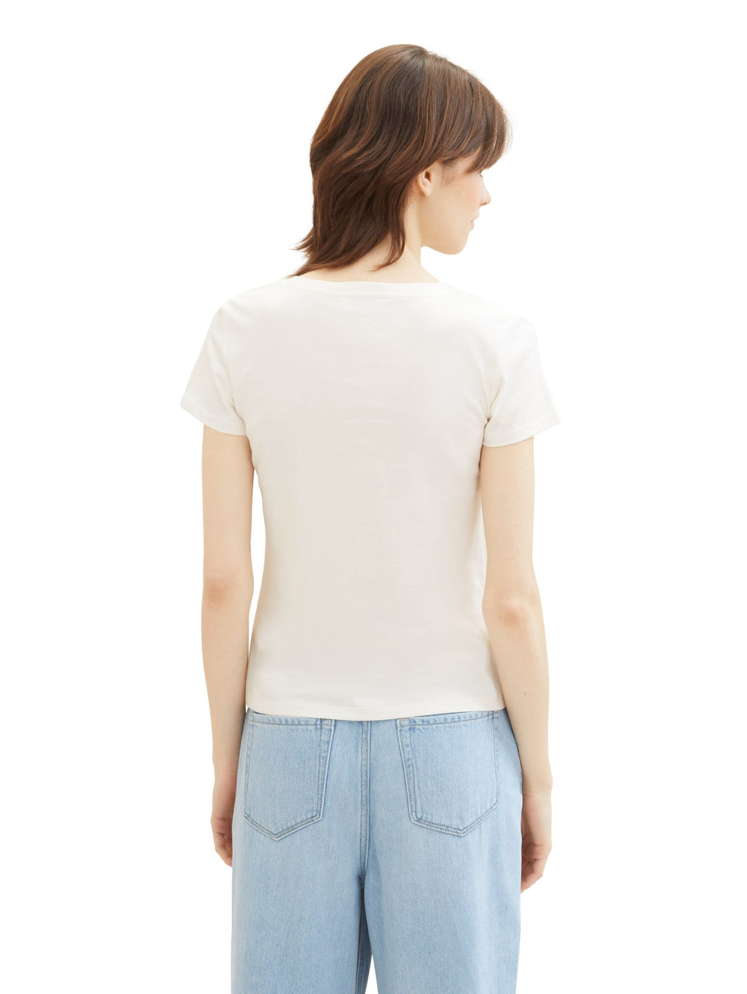 Basic T-shirt with organic cotton - Brown