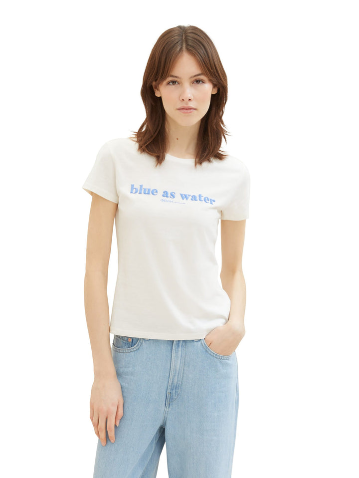 Basic T-shirt with organic cotton - Brown