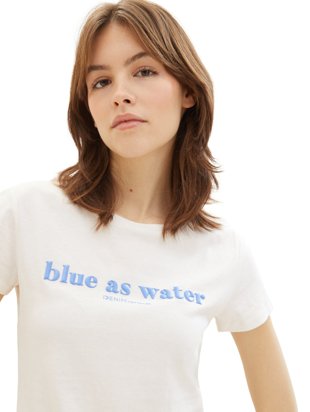 Basic T-shirt with organic cotton - Brown