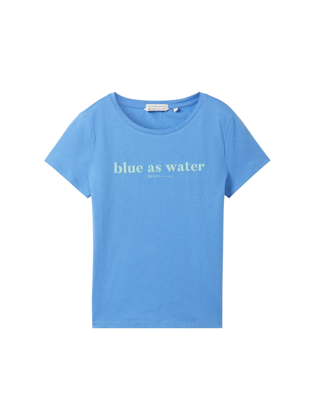 Basic T-shirt with organic cotton - Blue