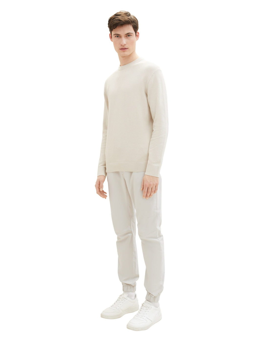 Tapered joggers - Beige