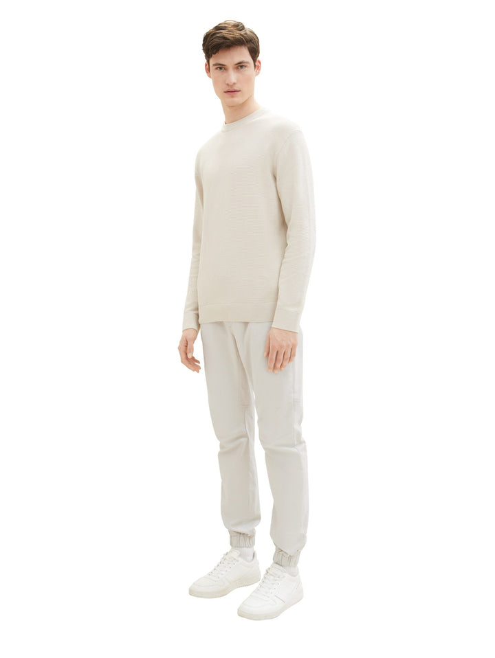 Tapered joggers - Beige