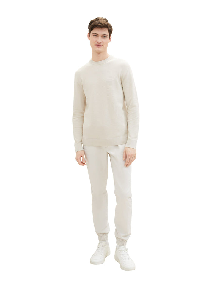 Tapered joggers - Beige