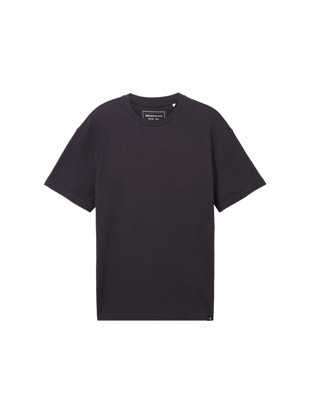 T-shirt with a waffle texture - Gray