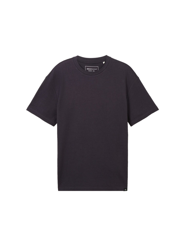 T-shirt with a waffle texture - Gray