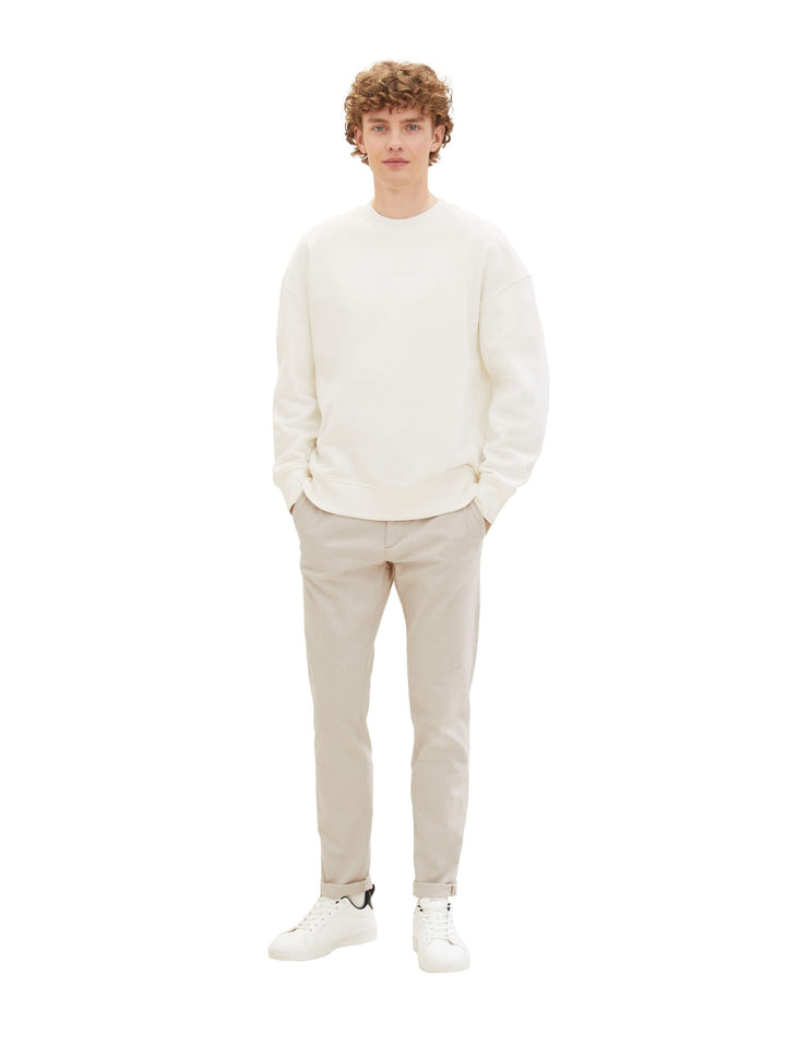 Slim chinos with a belt - Brown