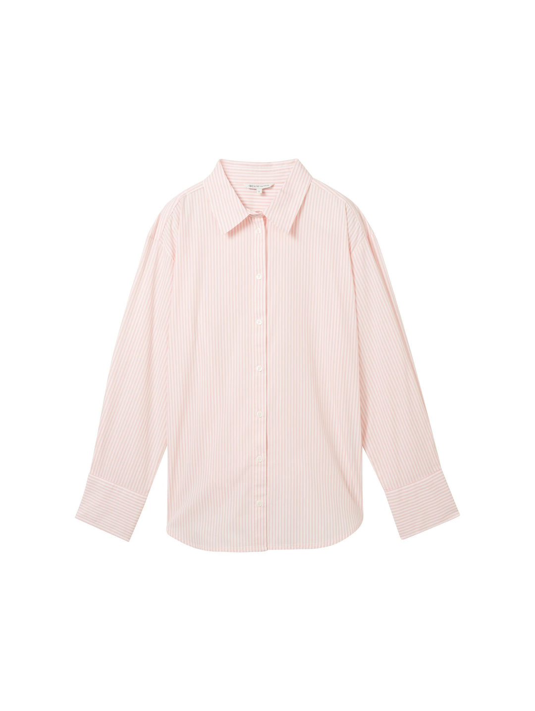 Striped loose-fit shirt - Pink